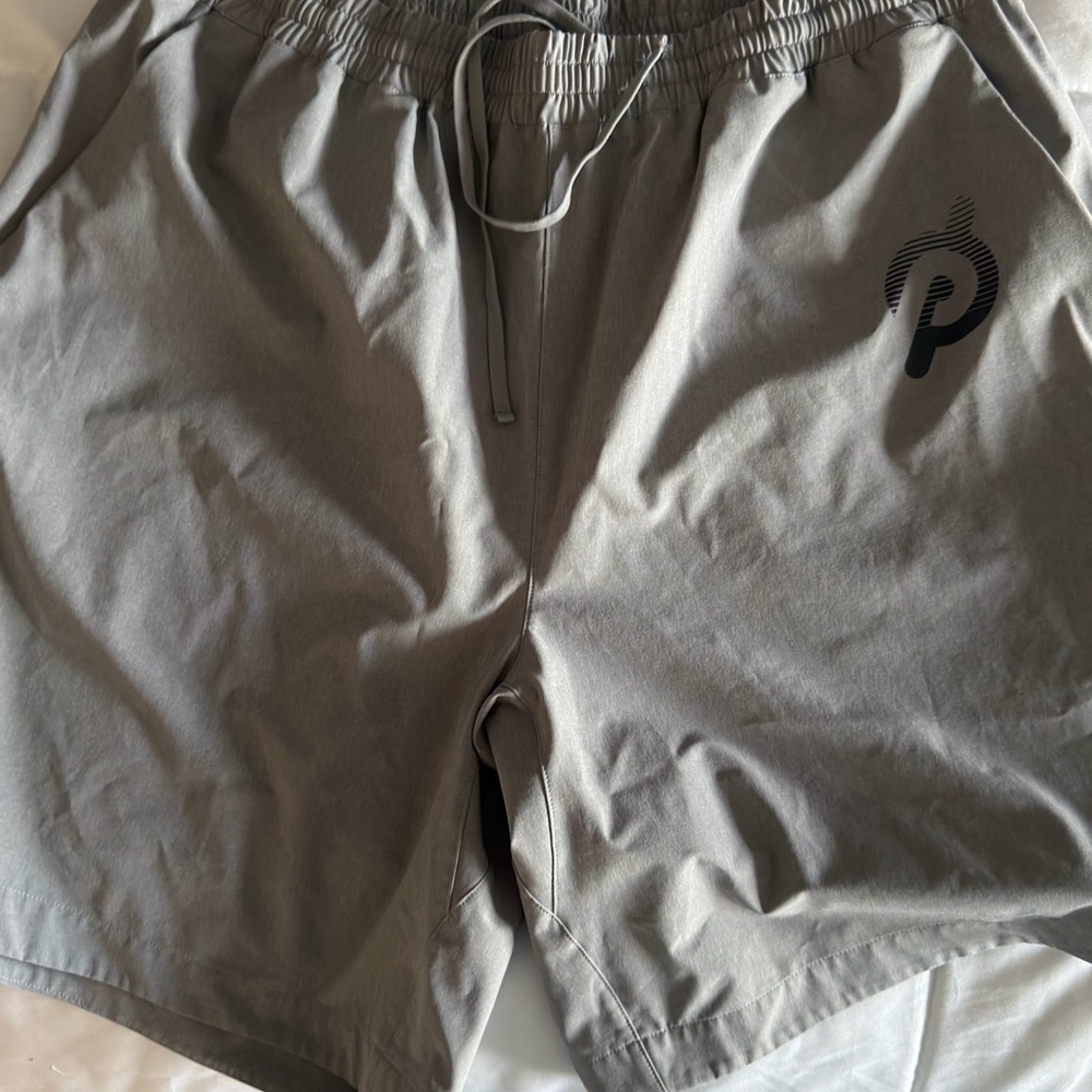 Peloton Gray Men's Athletic Shorts